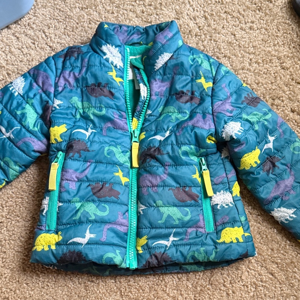 Cat & Jack Toddler Dinosaur Puffer Jacket